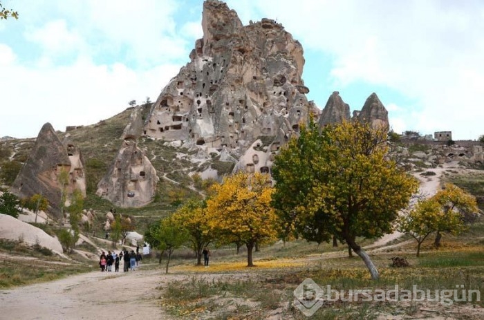 Kapadokya sonbahar renklerine donandı
