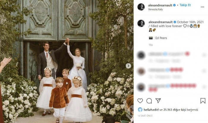 Alexandre Arnault'un görkemli düğününe ünlüler akın etti!