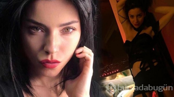 Merve Boluğur'dan siyahlar içinde iddialı poz!