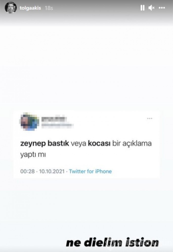 Edis'ten Zeynep Bastık açıklaması