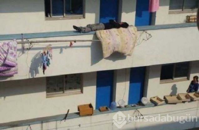 Her yerde uyuyabilen insanlar...