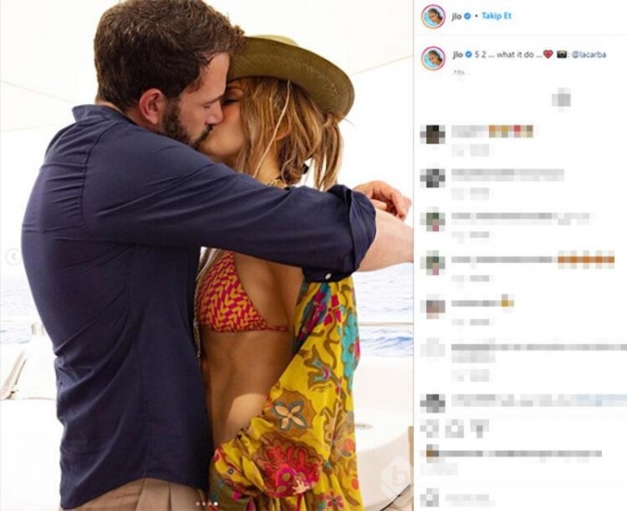 Ben Affleck havalimanında Jennifer Lopez'i öpücüklere boğdu
