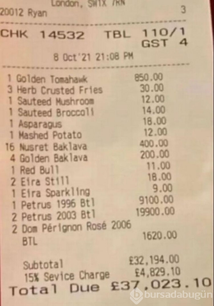 Nusret'te 19 bin TL'lik eti yedi, görüntü ortalığı karıştırdı!