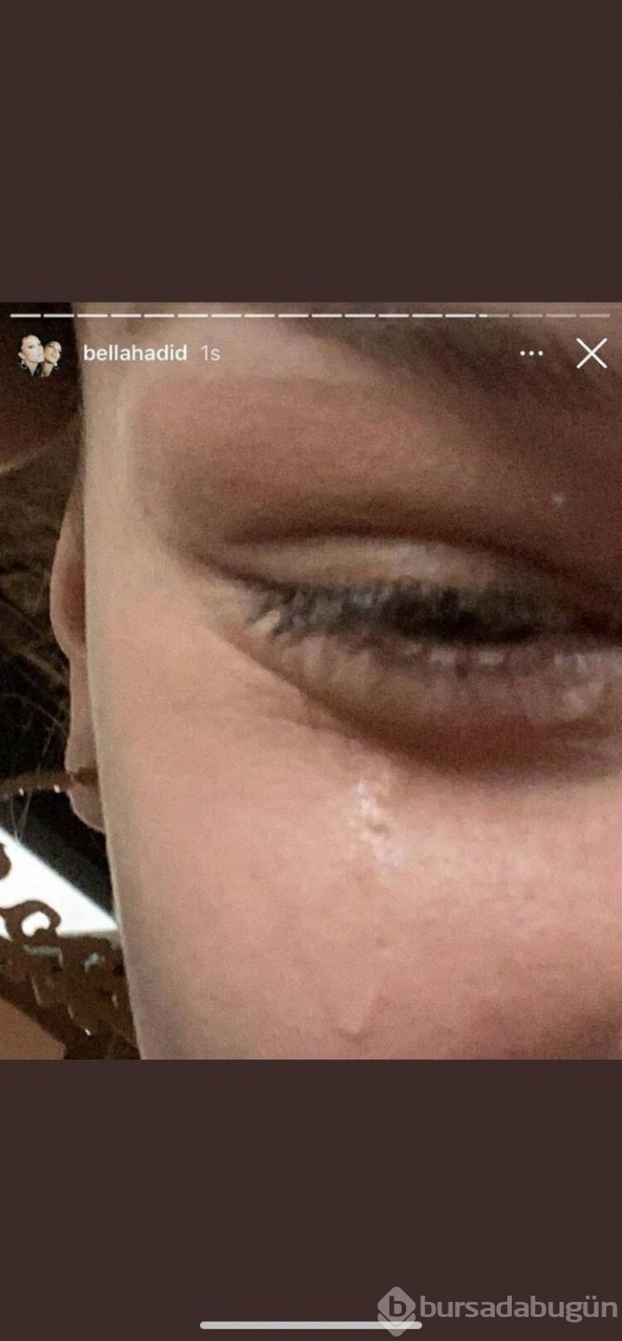 Bella Hadid ağlamaktan vazgeçemiyor