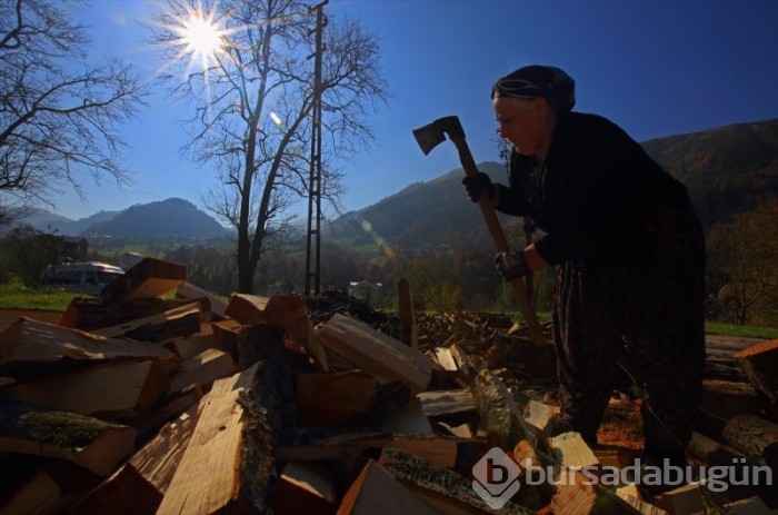 Karadeniz kadınlarından kışa hazırlık