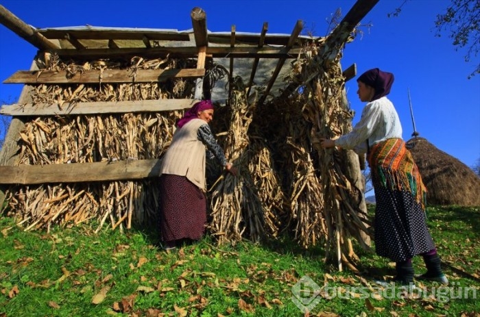 Karadeniz kadınlarından kışa hazırlık