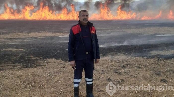 Nehil Sazlığında korkutan yangın