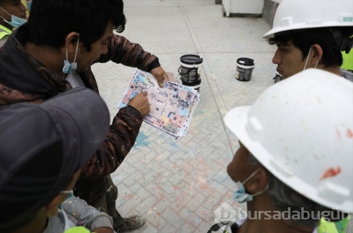 Peru sokakları rengarenk boyalarla güzelleştiriliyor