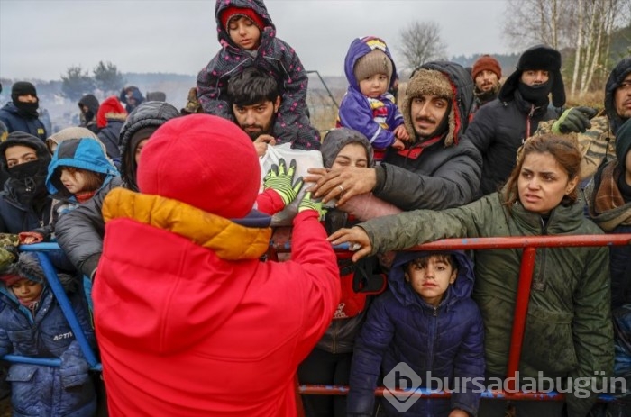 Belarus-Polonya sınırında olan göçmenlerin hayat mücadelesi