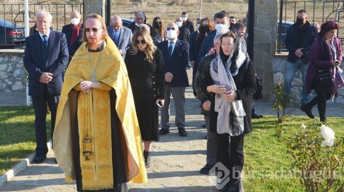 Gelibolu'daki Rus Anıtı'nda Beyaz Rus anması
