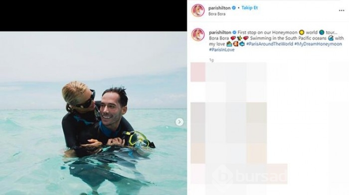 Paris Hilton ile Carter Reum'dan balayı pozları
