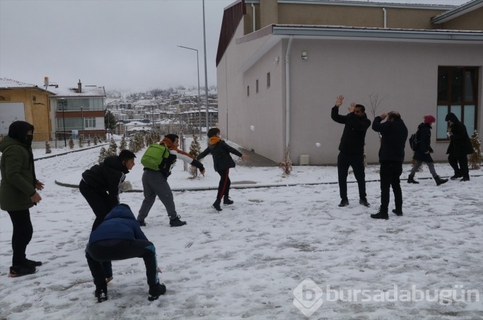 Yozgat'ta kar etkili oldu