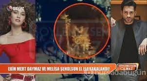 Melisa Şenolsun, Ekin Mert Daymaz el ele görüntülendi...