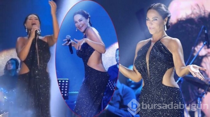 Hülya Avşar sırt dekolteli kıyafetiyle dikkat çekti
