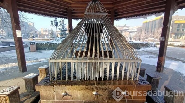 Erzurum ve Erzincan'da  buz tuttu!