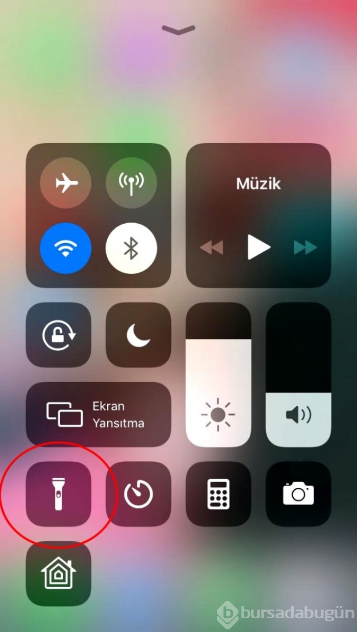 Telefonunuzun flaş ışığına dikkat!