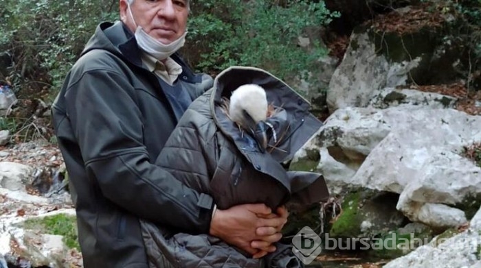 Yürek ısıtan görüntü! Ölmesin diye montuna sardı
