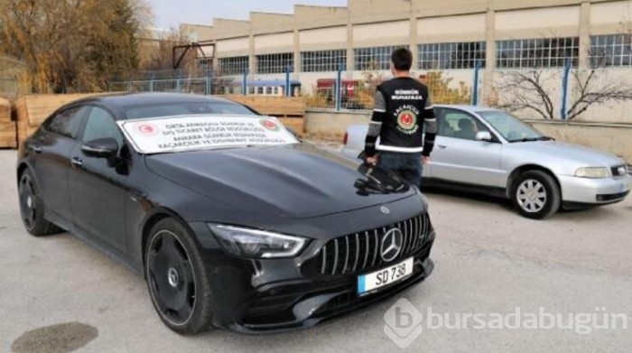 Yurt dışından getirilip, usulsüz kullanılan lüks araçlara el koyuldu
