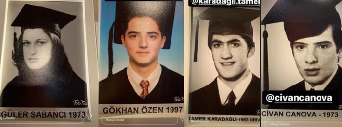 Ünlüler okul yıllarına döndü!