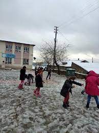 Adana'da kar heyecanı!