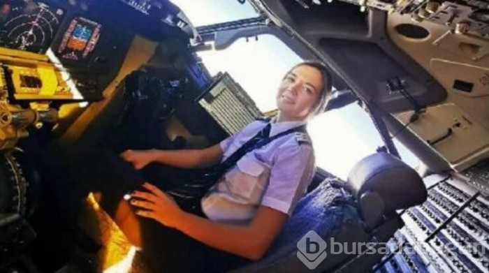 Buse Köksal babasıyla aynı kokpitte uçtu!