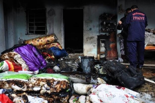 Gaziantep'in İslahiye ilçesinde yangın çıktı!