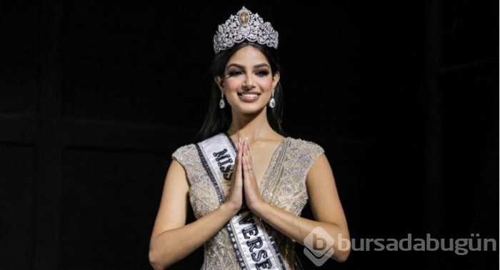 Hindistan güzeli Harnaaz Sandhu, 2021 Kainat Güzeli seçildi: 'Miyavlayarak' tacı taktı
