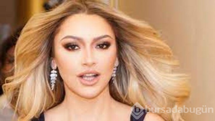 Hadise'nin ışıltılı elbisesiyle dikkat çekti
