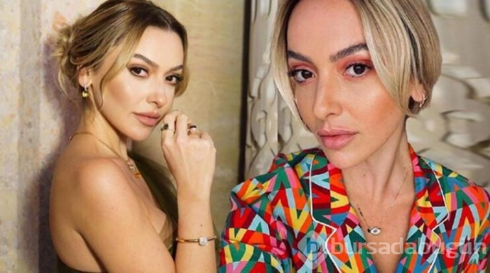 Hadise'nin ışıltılı elbisesiyle dikkat çekti
