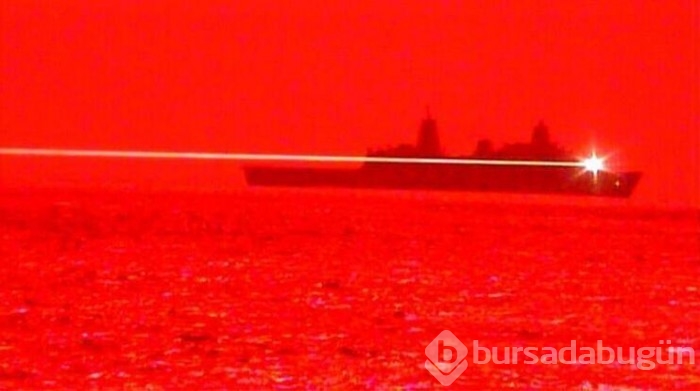 Lazer silahıyla yok ettiler!