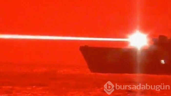 Lazer silahıyla yok ettiler!