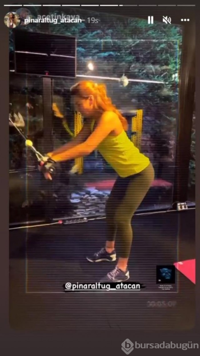Pınar Altuğ fit vücuduyla herkesi hayran bırakıyor...