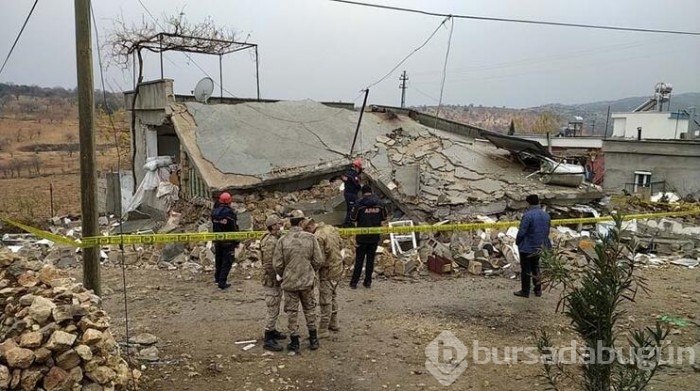 Adıyaman'ın Besni ilçesinde patlama olan ev çöktü!