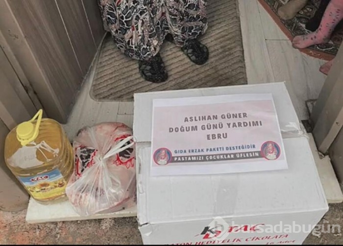 Aslıhan Güner'i mutluluktan ağlatan doğum günü fotoğrafı...