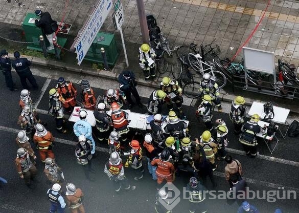 Japonya'da Osaka eyaletinde binada yangın faciası!