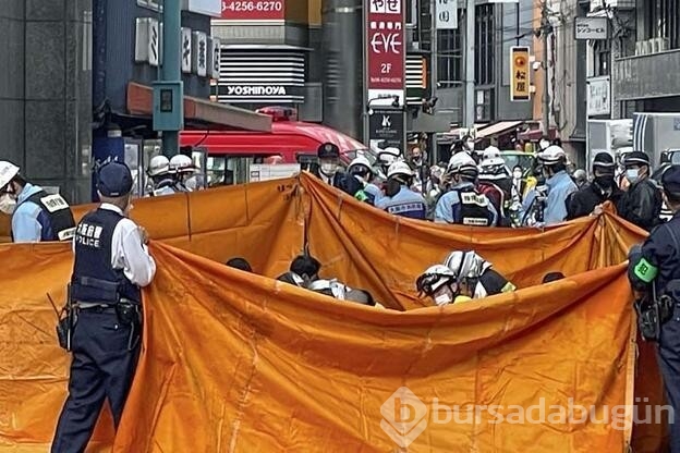Japonya'da Osaka eyaletinde binada yangın faciası!