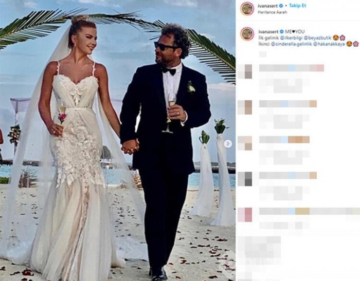 İvana Sert-Sezer Dermenci nikahından yeni kareler
