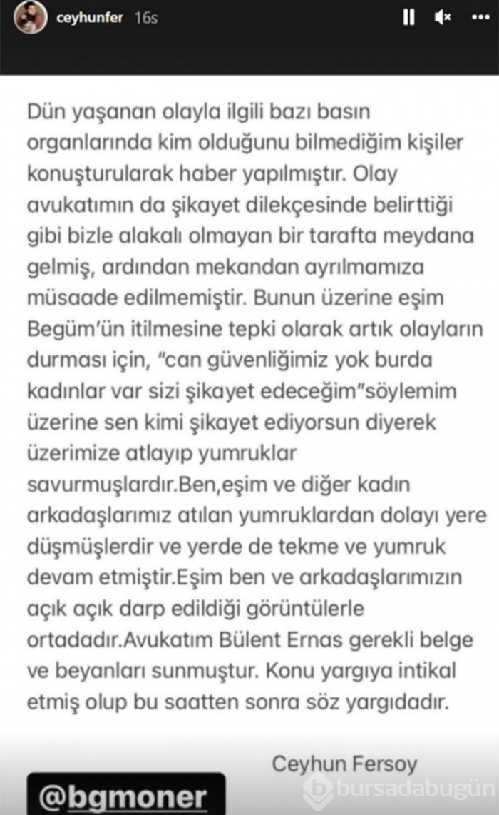 Ceyhun Fersoy-Begüm Öner'e saldırı anı kamerada!