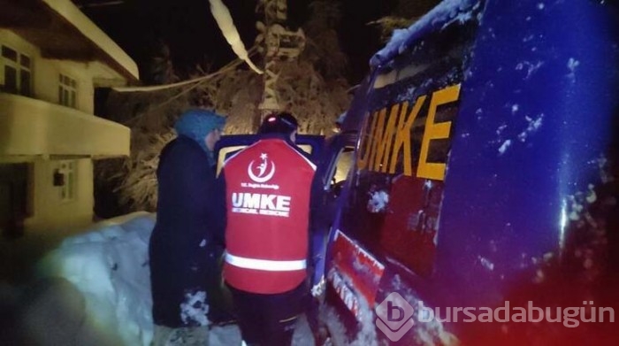 Hastanın imdadına UMKE yetişti...

