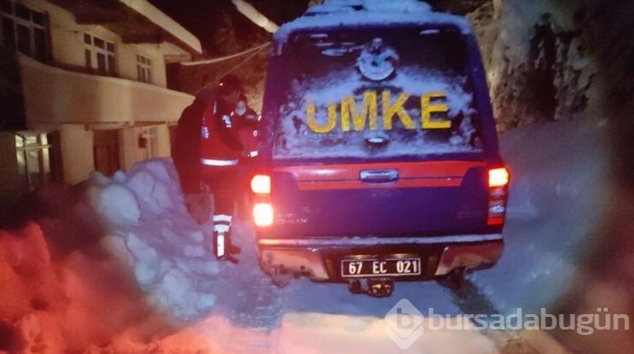 Hastanın imdadına UMKE yetişti...
