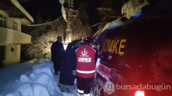 Hastanın imdadına UMKE yetişti...
