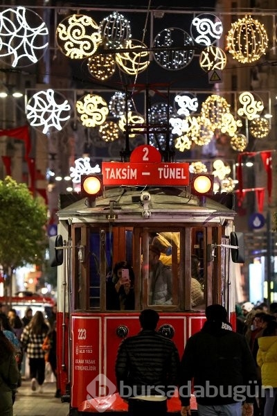 İstanbul'un ışıklı yeni yıl hazırlığı...