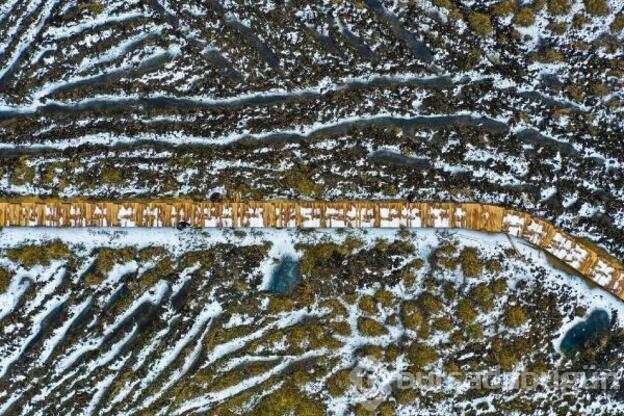 Kaz Gölü'nde tablo gibi manzara
