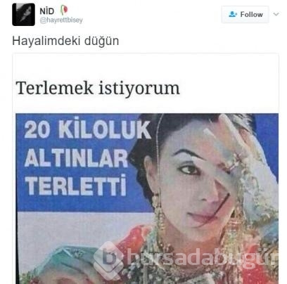 Yok artık dedirtecek düğünler... 