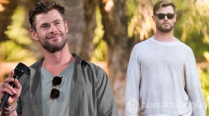 Chris Hemsworth'ten kar banyosu pozlarına beğeni yağmuru...
