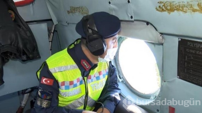 Jandarmadan helikopterli denetim!