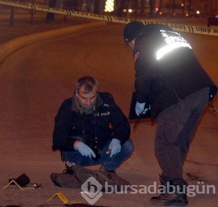 Yolda yürürken vuruldu!