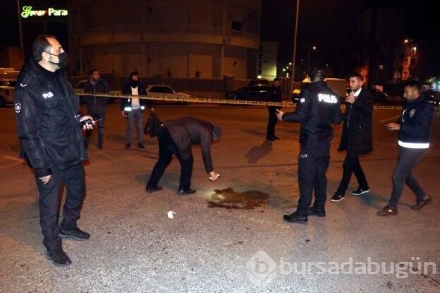 Yolda yürürken vuruldu!