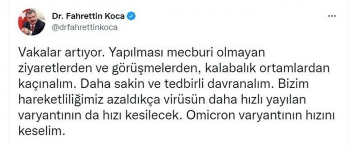 Covid-19 kaynaklı yeni tedbirler masada!