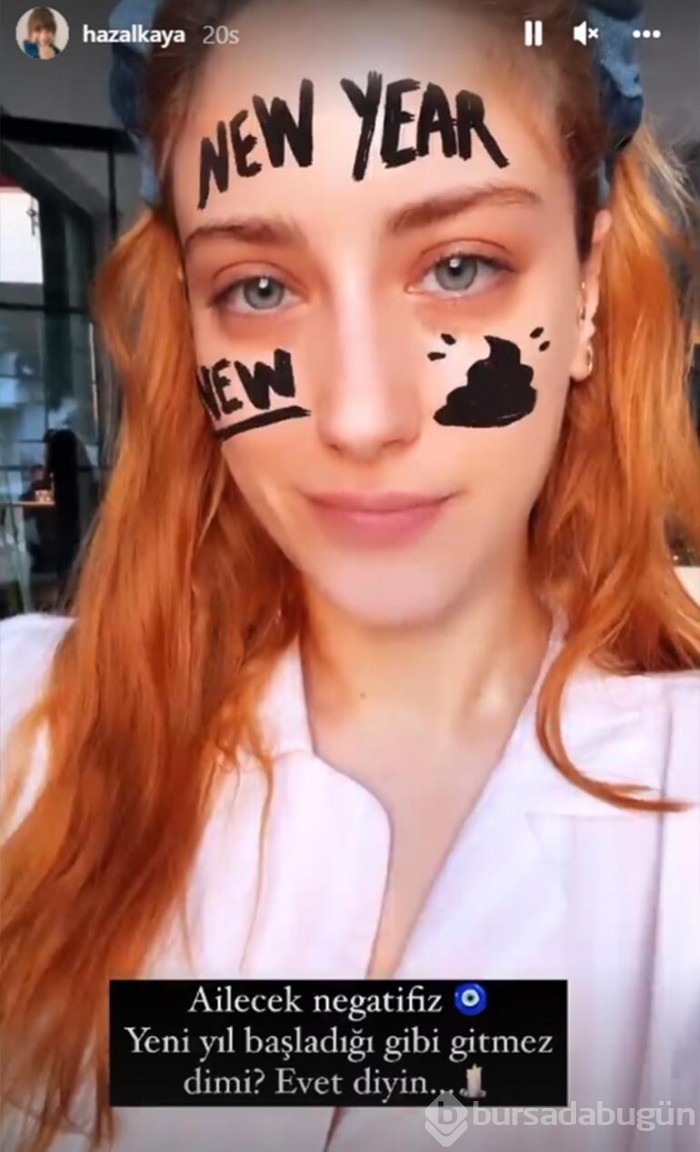 Hazal Kaya: Ailecek negatifiz!